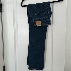 Mid-rise slim leg jeans (size 12)